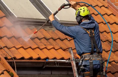 Démoussage et hydrofuge de toiture à Oussières